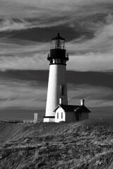 B046 Yaquina Head Lighthouse, Oregon Coast  print