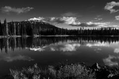 B086 Mt Bachelor Reflected in Sparks Lake, Oregon print