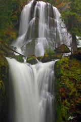 C194 Falls Creek Falls, Gifford Pinchot National Forest, Washington print