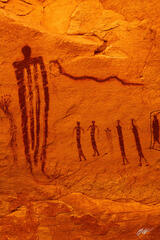 D314 Thou Shalt Follow Petroglyph, Wild Horse Canyon, Utah print