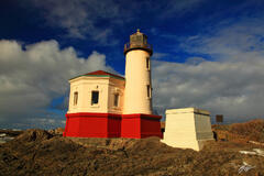 L013 Coquille Lighthouse, Bullard's Beach State Park, Oregon print