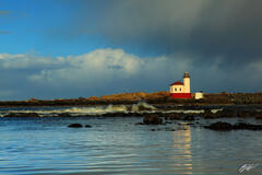 L023 Coquille Lighthouse, Bullard's Beach State Park, Oregon print