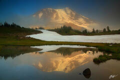 M232 Mt Adams Reflected in a Tarn, Washington print