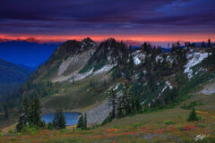 M470 Sunset North Cascades, Park Butte, Washington print
