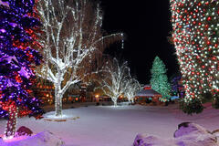 U060 Holiday Lights in Leavenworth, Washington print