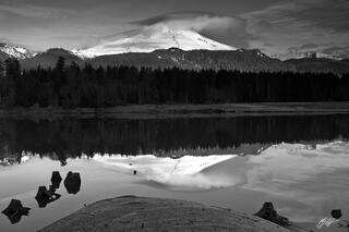 B044 Mt Baker Reflected in Baker Lake, Washington 