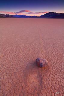 D175 Rock Trails on the Racetrack, Death Valley, California