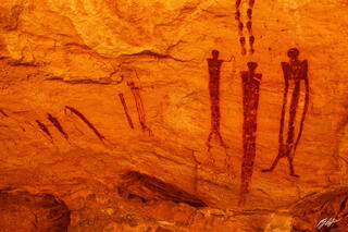 D316 Thou Shalt Follow Petroglyph, Wild Horse Canyon, Utah