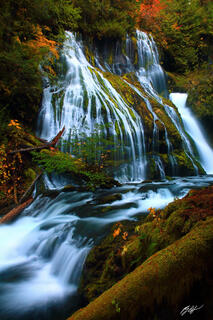 F158 Fall Color and Panther Creek Falls, Washington 