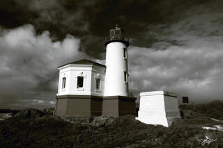 L026 Coquille Lighthouse, Bullard's Beach State Park, Oregon