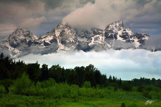 M299 Storm Clouds and the Grand Tetons, Wyoming