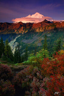 M399 Sunrise Mt Baker from Artist Ridge, Washington