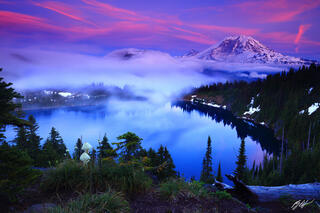 Mt Rainier and Summit Lake