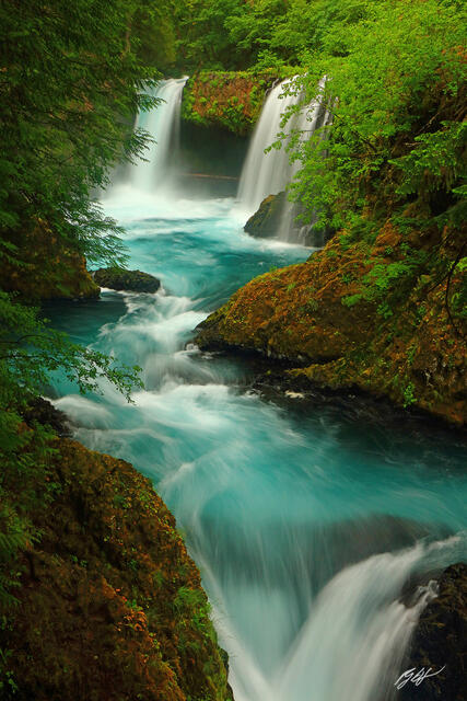 C170 Spirit Falls, Columbia River Gorge, Washington  print