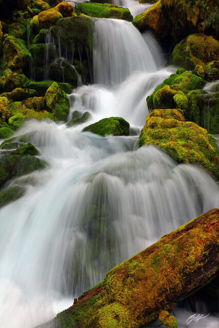 C195 Magic Falls, Gifford-Pinchot National Forest, Washington print