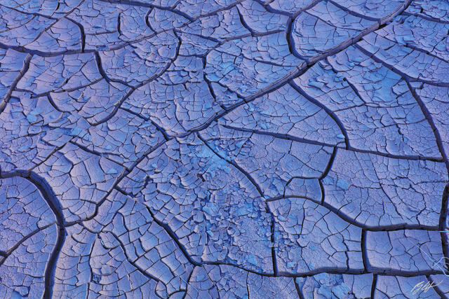 D288 Mud Tiles in Death Valley National Park, California print