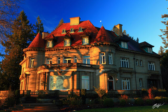 U061 Pittock Mansion in Portland, Oregon print