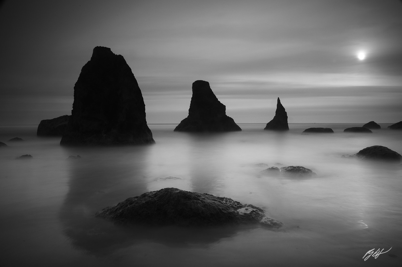 Floating Sea Stacks from Face Rock Beach in Bandon on the Southern Oregon Coast