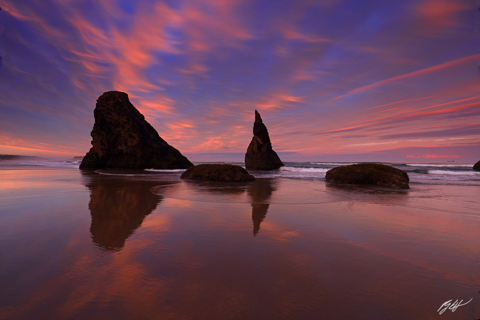 Sunrise Wizards Hat on Face Rock Beach in Bandon on the Southern Oregon Coast