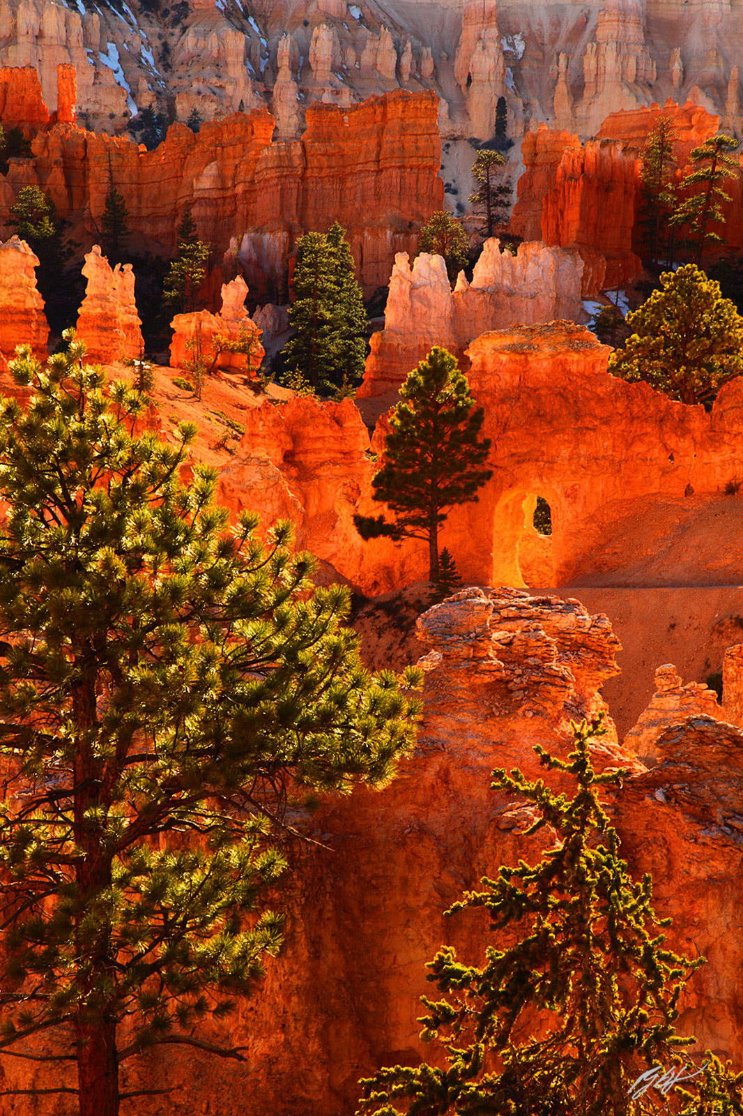 Peak-a-Book Passage on the Peak-a-Boo Trail in Bryce Canyon National Park in Utah