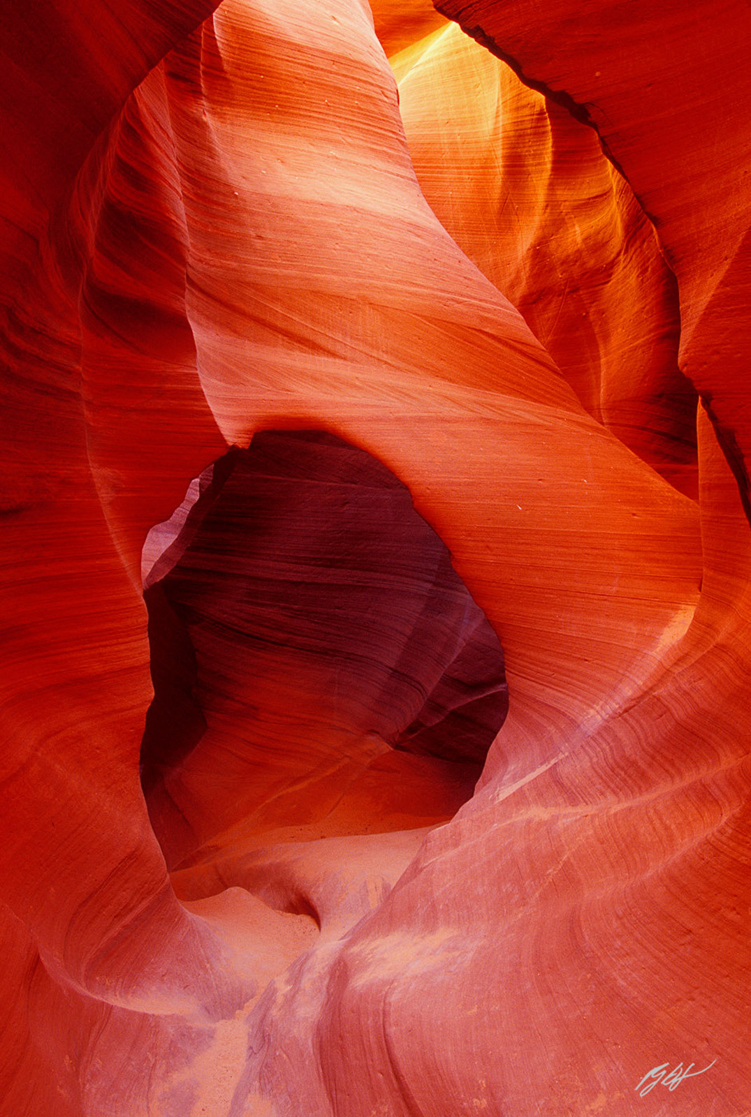 The Notch in Lower Antelope Canyon in Lake Powell Navajo Tribal Park in Arizona
