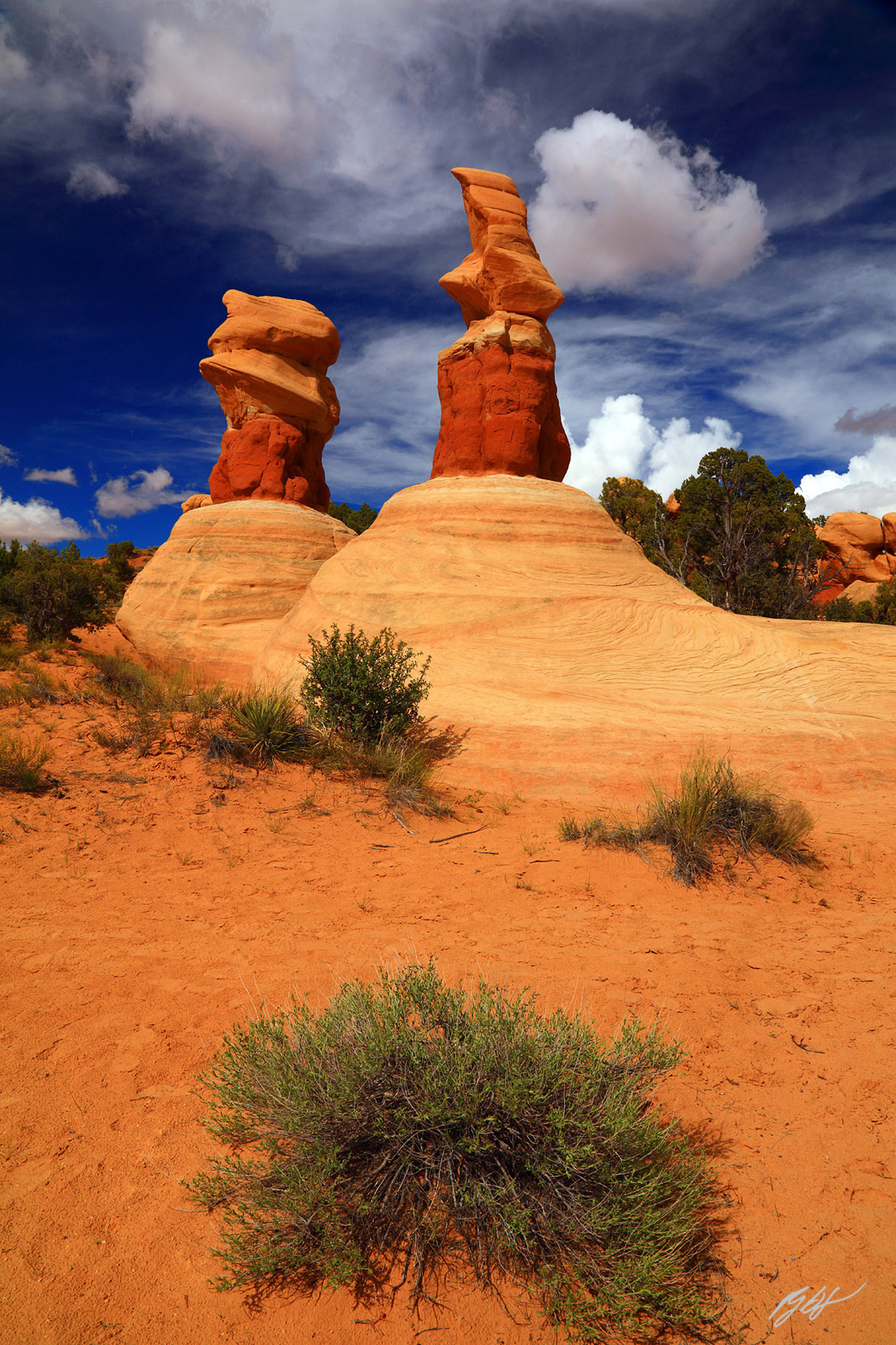 Hoodoo Rock Formations in Devils Garden in the Grand Staircase-Escalante National Monument in Utah