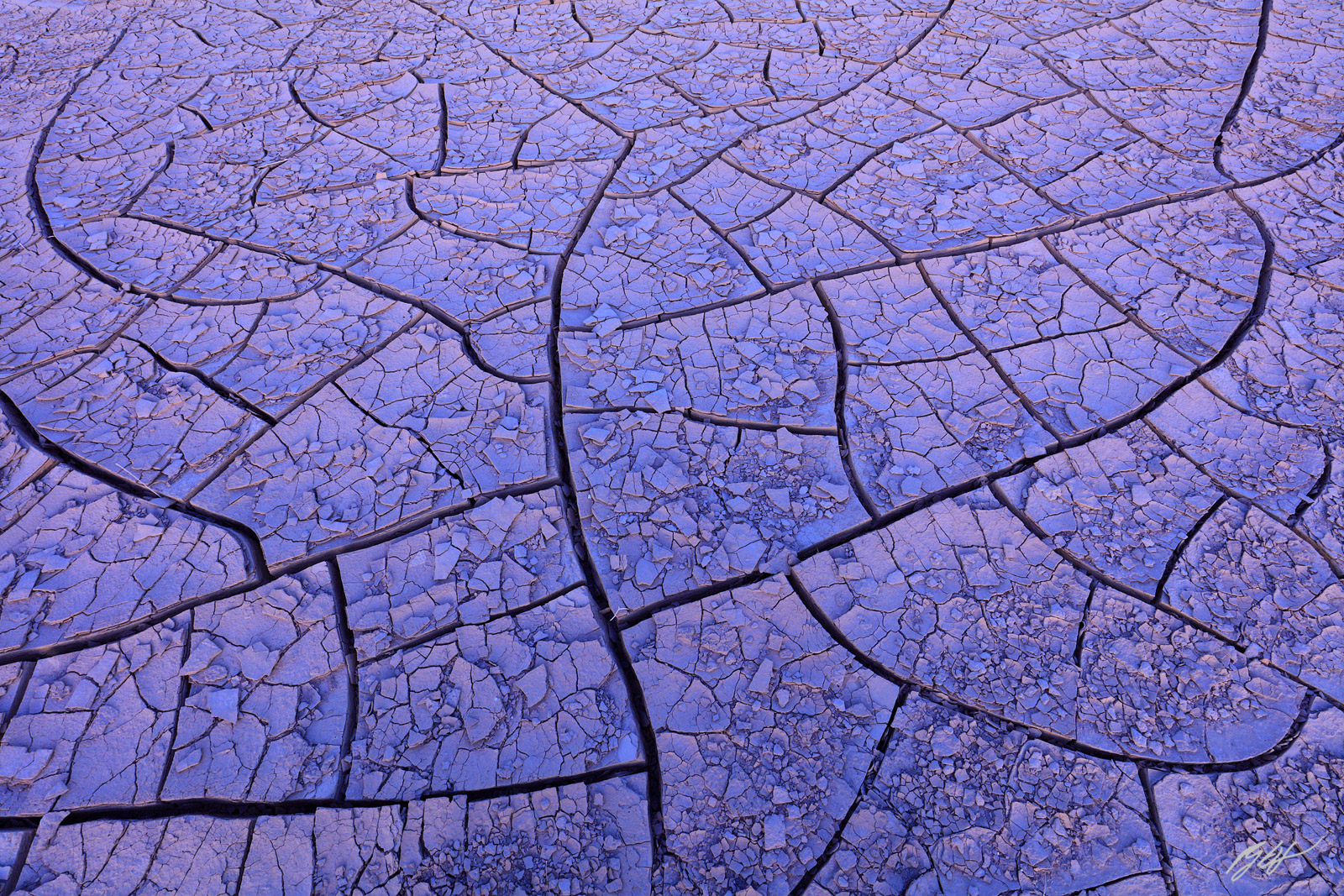 Mud Tiles in Death Valley National Park in California