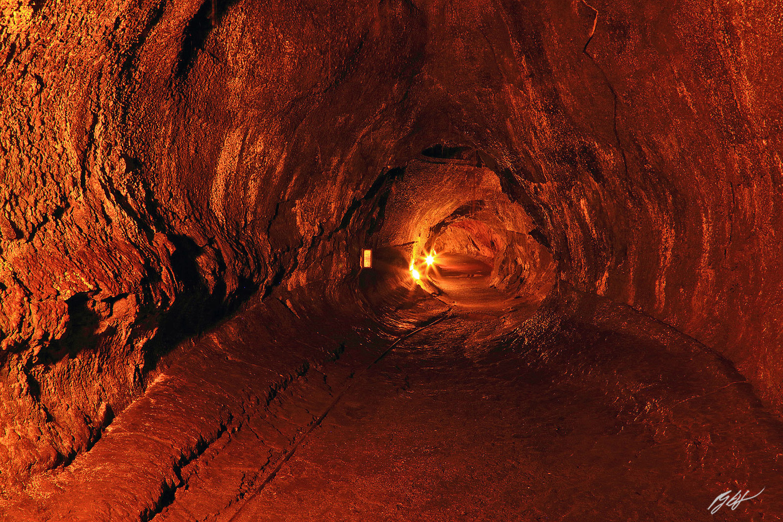 Inside the Thurston Lava Tube on the Big Island of Hawaii