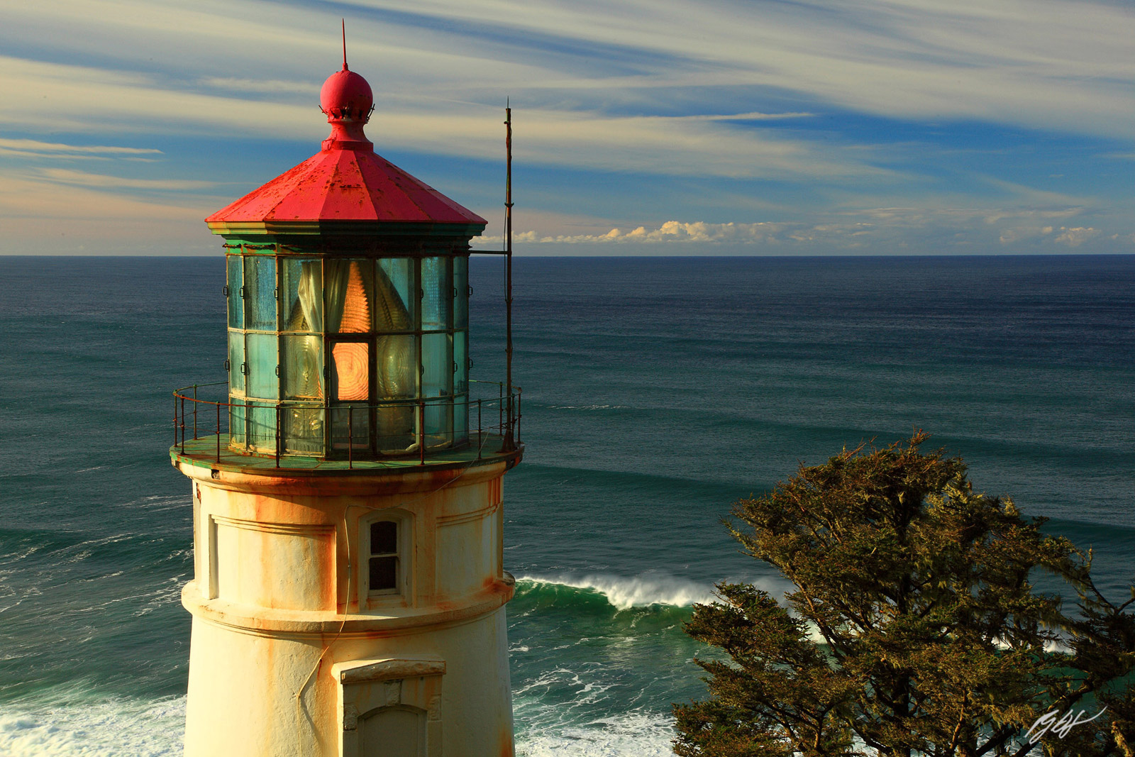 Heceta Head Lighthouse in Heceta Head State Park on the Oregon Coast